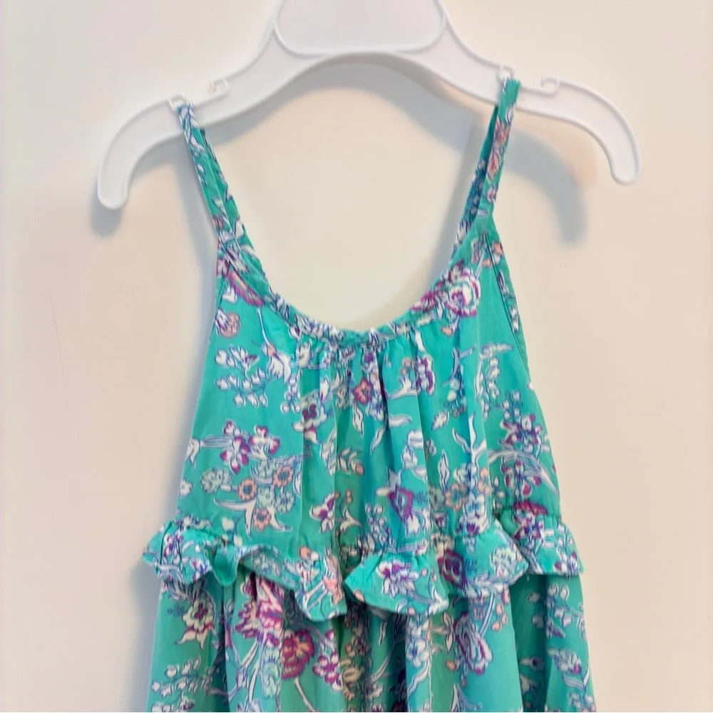 OshKosh B'gosh Sun Dress Bundle Turquoise Floral/ Tiered Gauze/ Stripe Size 3T